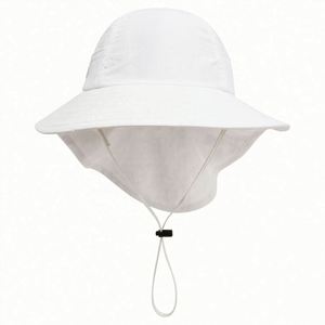 Summer New Children's Casual Cycling <b>Leaf</b> Pattern <b>Light</b> Breathable Mesh Sun Protection Bucket Hat - Product Image 3