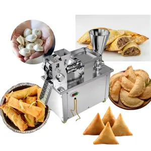 애틀랜타 완전 자동 펠메니 고기 파이 만들기 기계 충전 사모사 카레 퍼프 머신 메이커 만두 형성 empanada 기계
