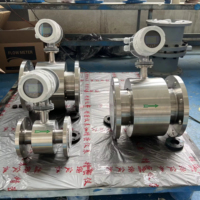 Débitmètre électromagnétique haute précision durable pour eau et liquides DN50-DN400 avec communication RS485 MODBUS, précis