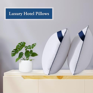 Almohada de Hotel Blanca Suave de Poliéster Personalizada con Logotipo Impreso, Calidad de Hotel de Lujo, Venta al Por Mayor - Product Image 5