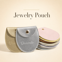 Sac de voyage en cuir PU personnalisé HKSLW, vente directe d'usine, sac d'emballage de bijoux de luxe avec bouton-pression, pochettes pour colliers et bagues