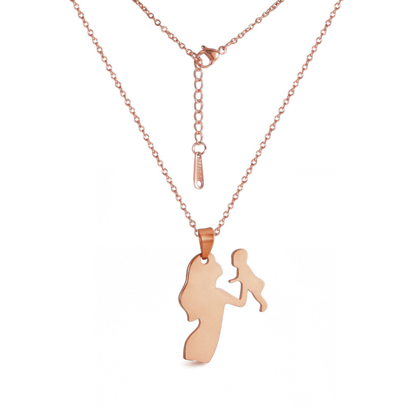 Rose Gold mom baby