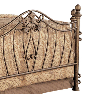 <strong>Vintage</strong> High-End Wrought Iron <strong>Bed</strong> <strong>Frame</strong>, Large Metal <strong>Bed</strong> in Antique Bronze Color, Double BedSet for Bedroom and Hotel Furniture - Product Image 3