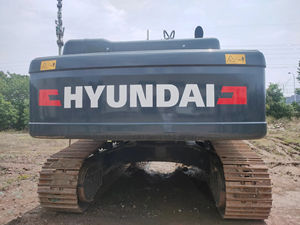 รถขุดไฮดรอลิกแบบตีนตะขาบมือสอง ยี่ห้อฮุนได รุ่น 375LVS น้ำหนัก 37 ตัน เครื่องยนต์ฮุนได ระบบควบคุม PLC ปั๊มไฮดรอลิก รถตักหลังขุด  มอเตอร์ เกียร์บ็อกซ์ เกียร์ - Product Image 2