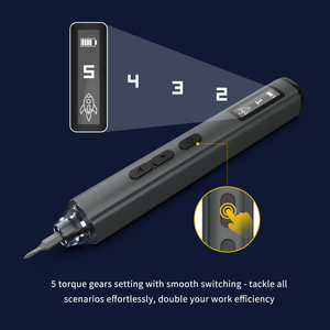 36 in 1 Mini Screwdriver <b>Set</b>- 34 Bits, 5 <b>Torque</b> Settings, 4 LED Lights, Repair Tool Kit for Electronics - Product Image 2