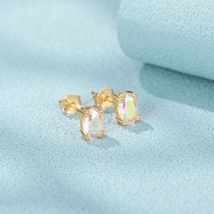 CANNER 2023 Nuevos Pendientes de Zirconia Grande con Baño de Oro de 18k, Plata de Ley S925, Joyería para Mujer - Product Image 2