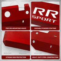 Plaque de protection rouge Hilux GR pour Hilux Vigo GR Sport, plaque de protection 2005-2015 avec protection moteur GR