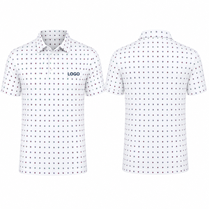 Polo de Golf Personalizado Premium para Hombre, con Puntos Blancos, de Alto Rendimiento, Absorbente de Humedad, Marca Privada, Ropa Corporativa OEM - Product Image 4