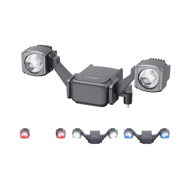 LKTOP Mavic 3 Enterprise Drone Spotlight Strobe Light 3000 Lumen 40W LED Anti-Collision Searchlight for Night Flight