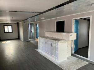 Salle d'exposition modulaire gnss maritimes logement salle de jardin cosses grand conteneur pliable avec pavillon maisonner chalet maison mobile - Product Image 6