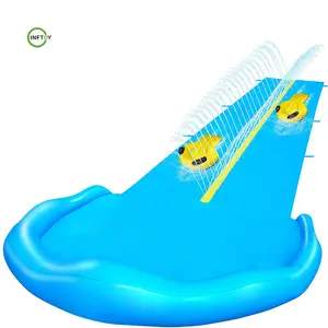 Gazon Glijbaan Voor Kinderen En Volwassenen Met, Opblaasbare Splash Gazon, Outdoor Zomer Splash Play Mat