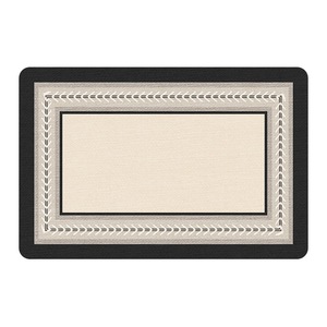 Alfombra de baño rectangular de diseño minimalista, absorbente y antideslizante para uso en inodoros y baños. - Product Image 1