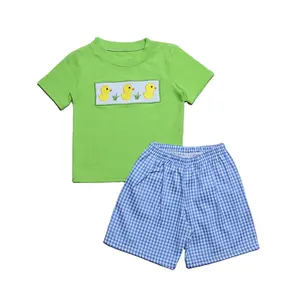 Wholesale Kids Clothes Custom Boy Set Summer Baby Clothing Sets Ready To Ship