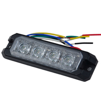 Fabricant DC12V/24v LED stroboscopique voyant d'avertissement pour voitures signal LED calandre lumières 3W haute luminosité