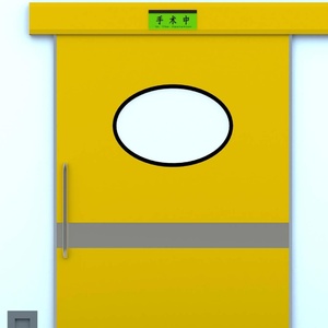<span class=keywords><strong>Porte</strong></span> électrique à ouverture latérale, utilisation hospitalière, moderne, en acier inoxydable, coupe-vent, finition de qualité - Product Image 5