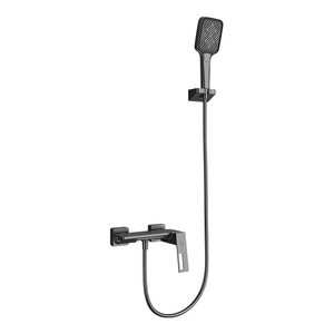 Jboyuan Jin Boyuan Simplicity Shower Dual Function Wall <b>Mounted</b> Shower Set With Handheld <b>Spray</b> And Storage Tray - Product Image 5