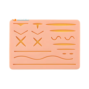 Maniquí de Simulación de Piel para Entrenamiento Médico con Instrumentos de Sutura 01, Piel de Silicona Médica Personalizada para Práctica de Sutura, Ayuda Didáctica - Product Image 1