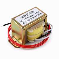 Transformateur de puissance compact monophasé de type EI, sec, avec tension d'entrée/sortie personnalisée 110V 220V 50/60Hz