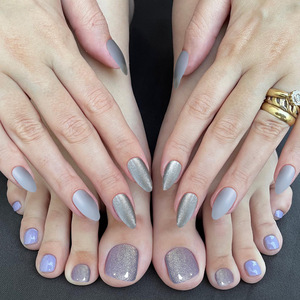 BETIFNAIL <span class=keywords><strong>Nail</strong></span> <span class=keywords><strong>Art</strong></span> 48 pièces/ensemble Faux Ongles pour Pieds, Faux Ongles Artificiels pour Doigts et Orteils, Kit de Faux Ongles à Presser - Product Image 6