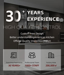 Meubles de cuisine modulaires modernes en contreplaqué, personnalisables, avec portes vitrées, écologiques, pour salle à manger, livraison gratuite en 48 heures - Product Image 4