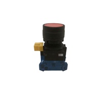 NUEVO Botón Pulsador HW1B-A3F02-R de 22 mm, Rojo, Empotrado, Nuevo en Caja
