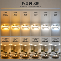 Bande lumineuse LED COB 24V, 560 LED/m, double couleur CCT 2700K-6500K, ruban LED intelligent adressable WS2811 SPI, 14W/m, 10mm, découpable, 5m/rouleau