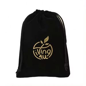Sac en velours personnalisé avec cordon de serrage brodé pour les cartes de tarot - Product Image 6