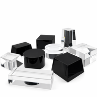 Base en cristal K9 vierge en gros pour trophées, socle lourd et lesté pour plaques géométriques modulaires, idéal pour les récompenses personnalisées