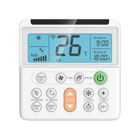K-660E LCD Remote Control AC Universal dengan Timer Otomatis, Lampu LED, dan Pengunci Suhu untuk AC Dinding