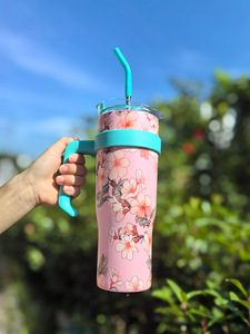 Termo de vacío de acero inoxidable para coche de 40Oz transfronterizo, gran capacidad, alto valor de Color, diseño Simple, succión de hielo <span class=keywords><strong>Bully</strong></span> - Product Image 4