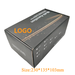 Fer à boucler 5-en-1, céramique tourmaline, LCD 80-230 ℃ Fer à boucler à double tension avec verrouillage automatique, arrêt après 1 heure et support de sécurité - Product Image 4