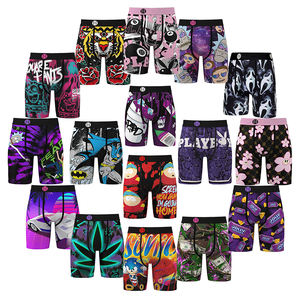 Celana Boxer Pria Custom Brand, Cepat Kering, Bahan Mesh Bernapas, Celana Boxer Ketat untuk Olahraga, Celana Dalam Polyester - Product Image 4