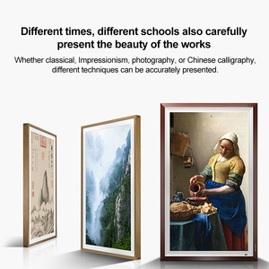 <span class=keywords><strong>Portaretratos</strong></span> Digitales hecho a medida Lcd marco de fotos Digital de madera póster caballete pantalla publicidad marco de fotos de acrílico personalizado - Product Image 3