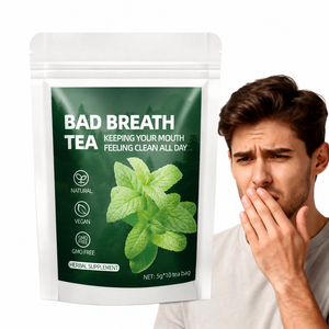 Thé Premium en Sachets aux Feuilles de Mûrier et à la Menthe Contre la Mauvaise Haleine, Sans Conservateurs, 10 Sachets - Product Image 1