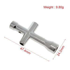 E3D V6 ugello Mini chiave M2 M2.5 M3 M4 dado a vite esagonale croce 7mm chiave presa manicotto manutenzione modello auto strumento ruota - Product Image 6