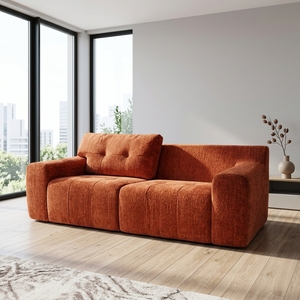 Ensemble de canapés modulaires Chesterfield peu encombrants, en tissu avec noyau en mousse, scellés sous vide pour un rebond en 1 minute, couleurs modernes personnalisables - Product Image 1