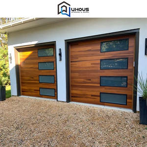 Volets latéraux 12x8 en acier couleur voiture design industriel <span class=keywords><strong>sécurité</strong></span> finie rouleau roulant en verre inclinable pour <span class=keywords><strong>porte</strong></span> <span class=keywords><strong>de</strong></span> <span class=keywords><strong>garage</strong></span> extérieure - Product Image 2