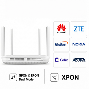 Routeur ONU XPON WiFi5 double bande d'occasion AC1200 4GE 1TEL 1USB Port 2.4G 5G Modem Optique Prise en charge OMCI Pour FTTR FTTX - Product Image 3