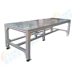 Cadre en aluminium établi poste de travail Table de travail multifonction industrielle extrudée Profilé en aluminium personnalisé