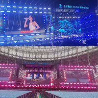 Iluminación de escenario para exteriores IP65 1500W Pro Color Strike M LED Tilt Strobe Wash Fixture con Artnet Lumen Radio W-DMX