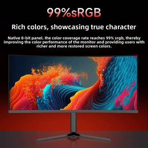 Pantalla de Video para Juegos de Alta Gama de 34 Pulgadas, 180Hz, Soporte Elevable, Efecto de Luz, Pantalla 4K Ultra Ancha 21:9, Panel VA, Tiempo de Respuesta de 1ms, 100% SRGB - Product Image 3