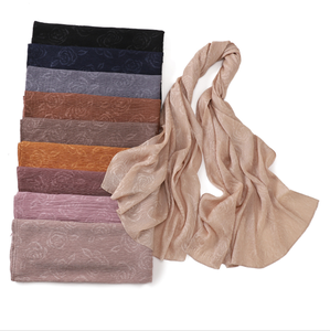 Hijab en jersey de coton pour femme, châle doux et extensible 70 x 170 cm, foulard de prière modeste, collection Printemps - Product Image 2