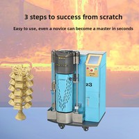 Machine de fusion sous vide pour bijoux en or, capacité 3 kg, fusion rapide, équipement de moulage automatique