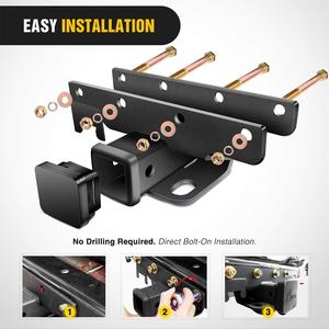 ODM/OEM 2&quot; Inch Rear Bumper Tow Trailer Hitch Receiver <strong>Kit</strong> For 2007-2018 <strong>Jeep</strong> Wrangler JK With 4-Pin Wiring Harness
