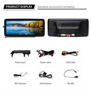 Unité principale Android 13 KLYDE 10,25/12,3 pouces avec CarPlay pour <span class=keywords><strong>Mercedes</strong></span> Classe C <span class=keywords><strong>W204</strong></span> (2007-2014) - Stéréo automobile sans fil, écran tactile HD, GPS, Bluetooth - Product Image 6
