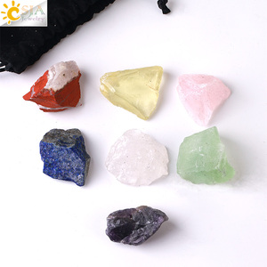 <span class=keywords><strong>CSJA</strong></span> Vente en gros en vrac de pierres précieuses brutes naturelles de guérison Reiki des 7 chakras, cristaux de roche, quartz, pierres brutes, ensemble pour le yoga et la méditation K024 - Product Image 4