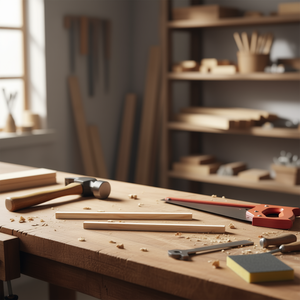 Bastoncini di legno Ilan 18x18x300mm 2 pz per artigianato e progetti fai da te - Product Image 3