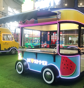 Hot Selling Popular Electric Mobile Ice Cream Food Truck/Push Snack Cart with Stainless Steel Construction and Wheels - Product Image 5