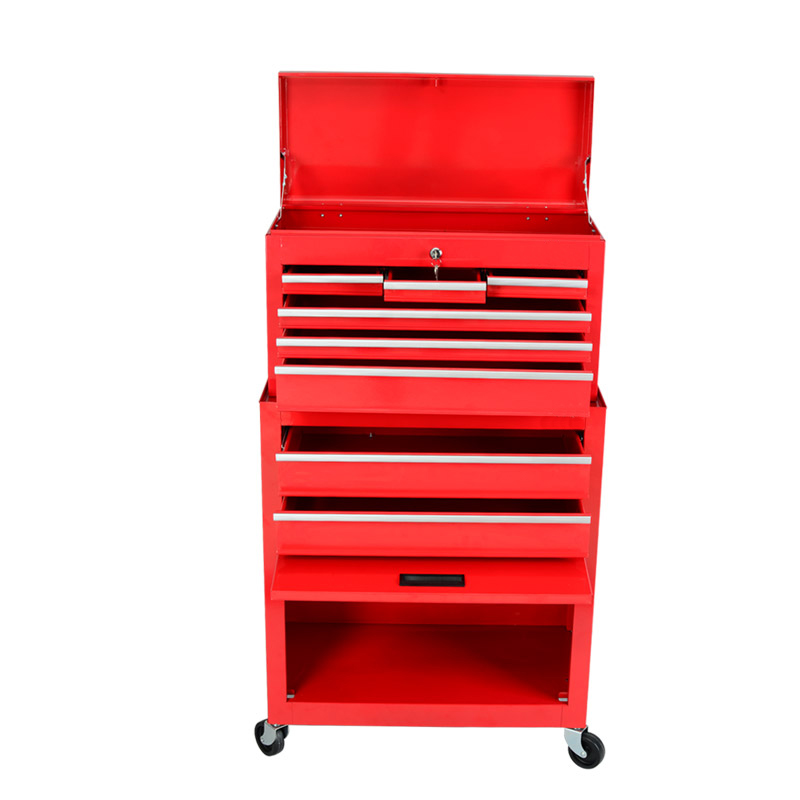 2 In 1 Metal Tool Trolley Kast Combinatie Zware Afsluitbare Duty Tool Box