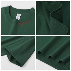 Playera baju T-Shirt murah dewasa Crew Neck camisetas yếu tố cần thiết loại hiphop quần áo 220 GSM Thả Vai T-Shirts cho nam giới - Product Image 3